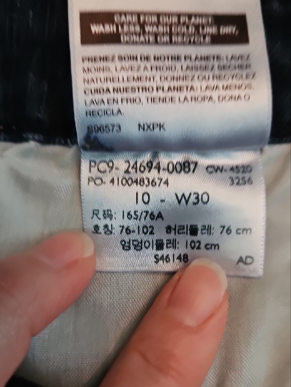 Signature by Levi Strauss Dark Blue Cropped Jeans - Picture 4 of 5